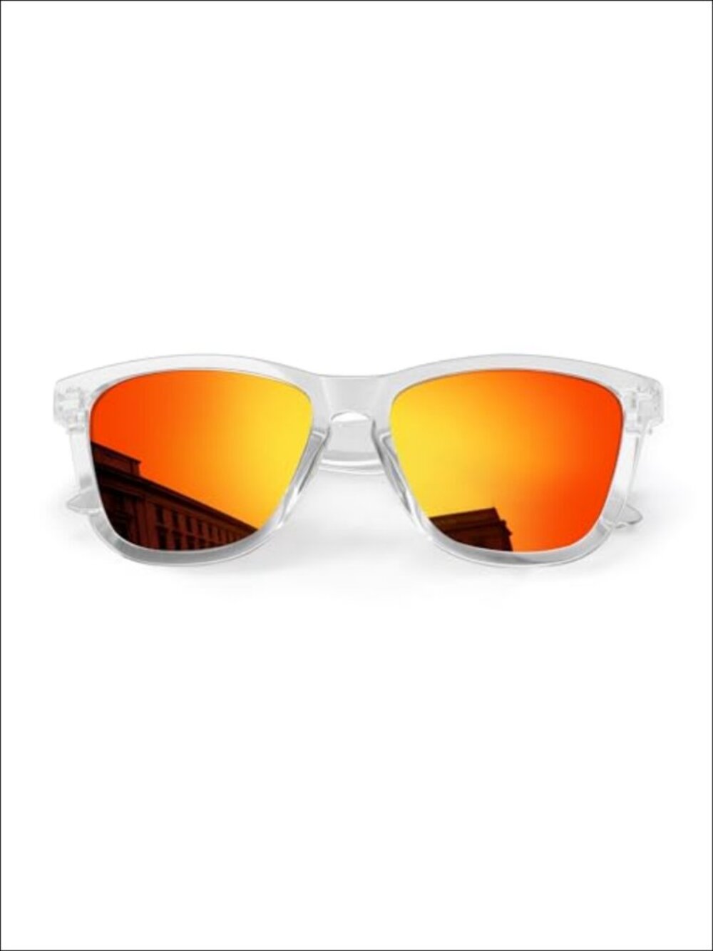 Polarized Retro Oval Sunglasses UV400 Full-Frame Lightweight